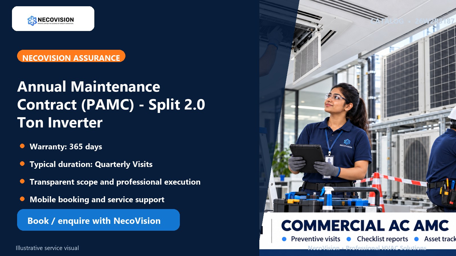 Annual Maintenance Contract (PAMC) - Split 2.0 Ton Inverter: assurance