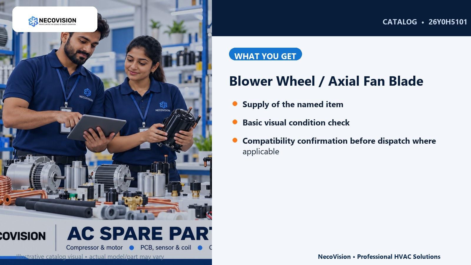 Blower Wheel / Axial Fan Blade: details