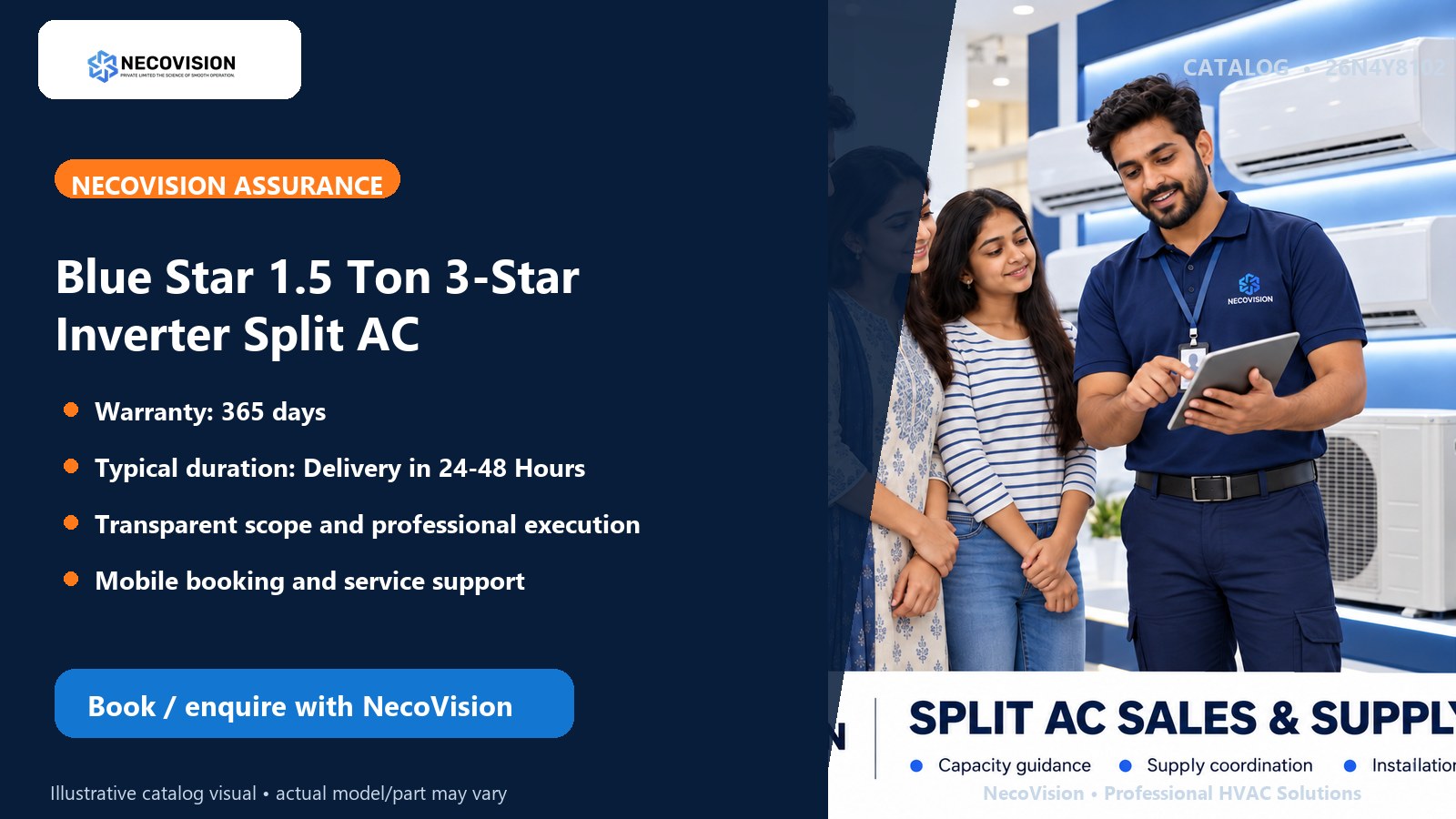 Blue Star 1.5 Ton 3-Star Inverter Split AC: assurance