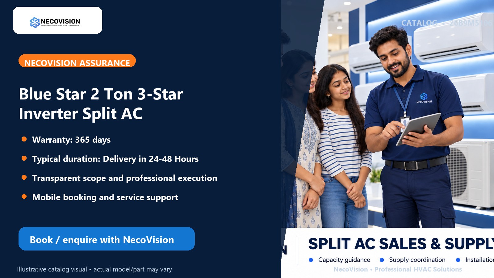 Blue Star 2 Ton 3-Star Inverter Split AC: assurance