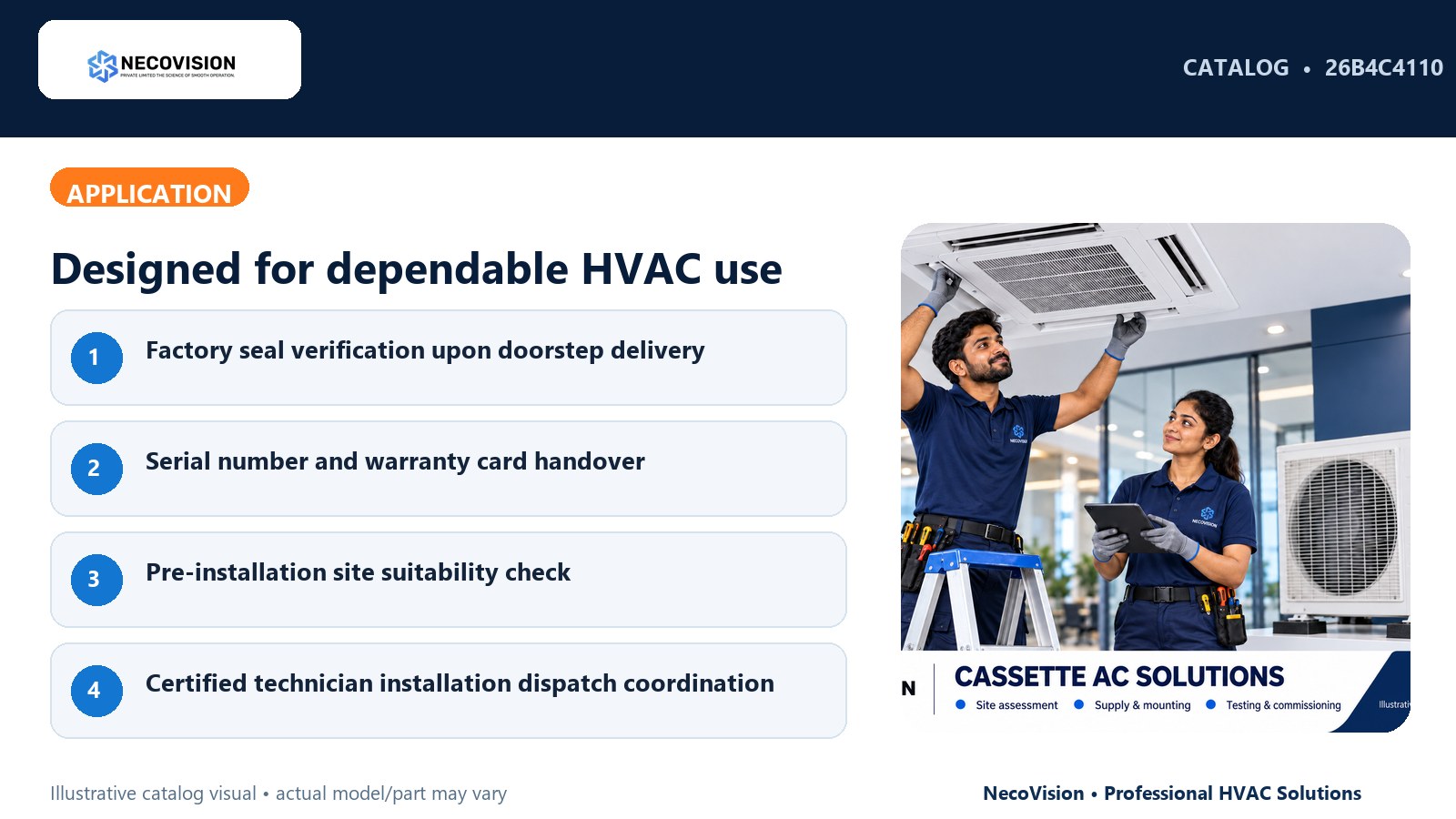 Blue Star 4.0 Ton Inverter 3-Star Ceiling Cassette AC: process
