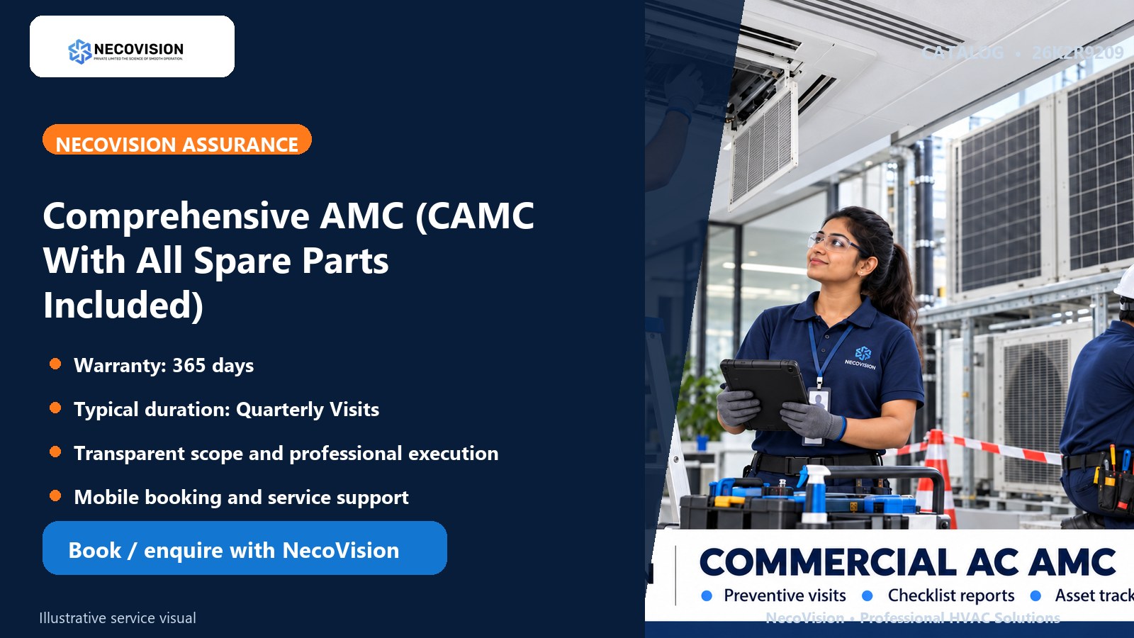 Comprehensive AMC (CAMC With All Spare Parts Included): assurance