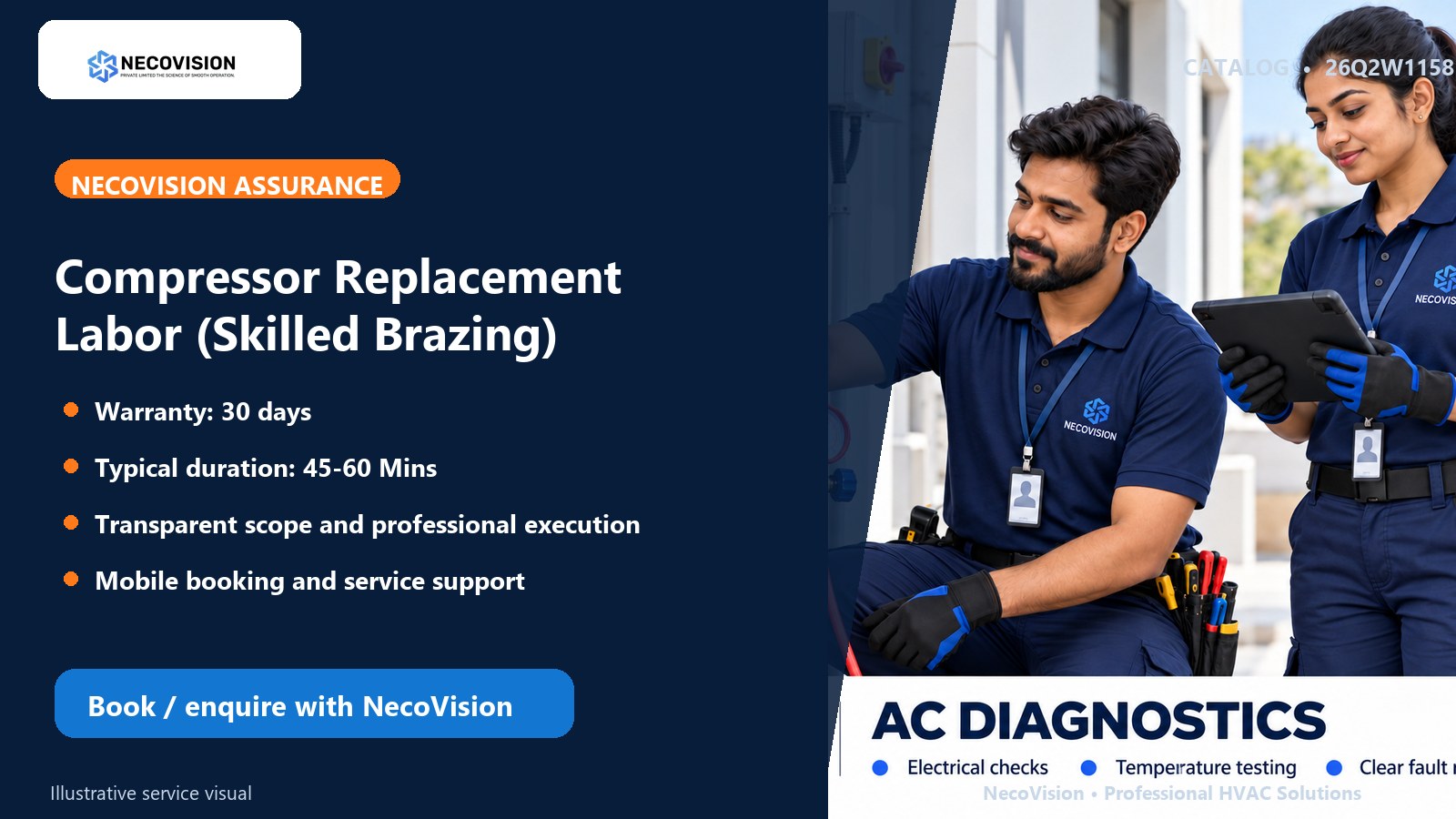 Compressor Replacement Labor (Skilled Brazing): assurance