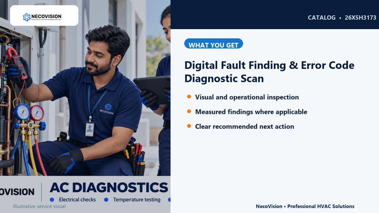 Digital Fault Finding & Error Code Diagnostic Scan: details