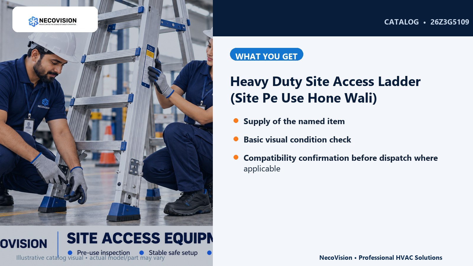 Heavy Duty Site Access Ladder (Site Pe Use Hone Wali): details