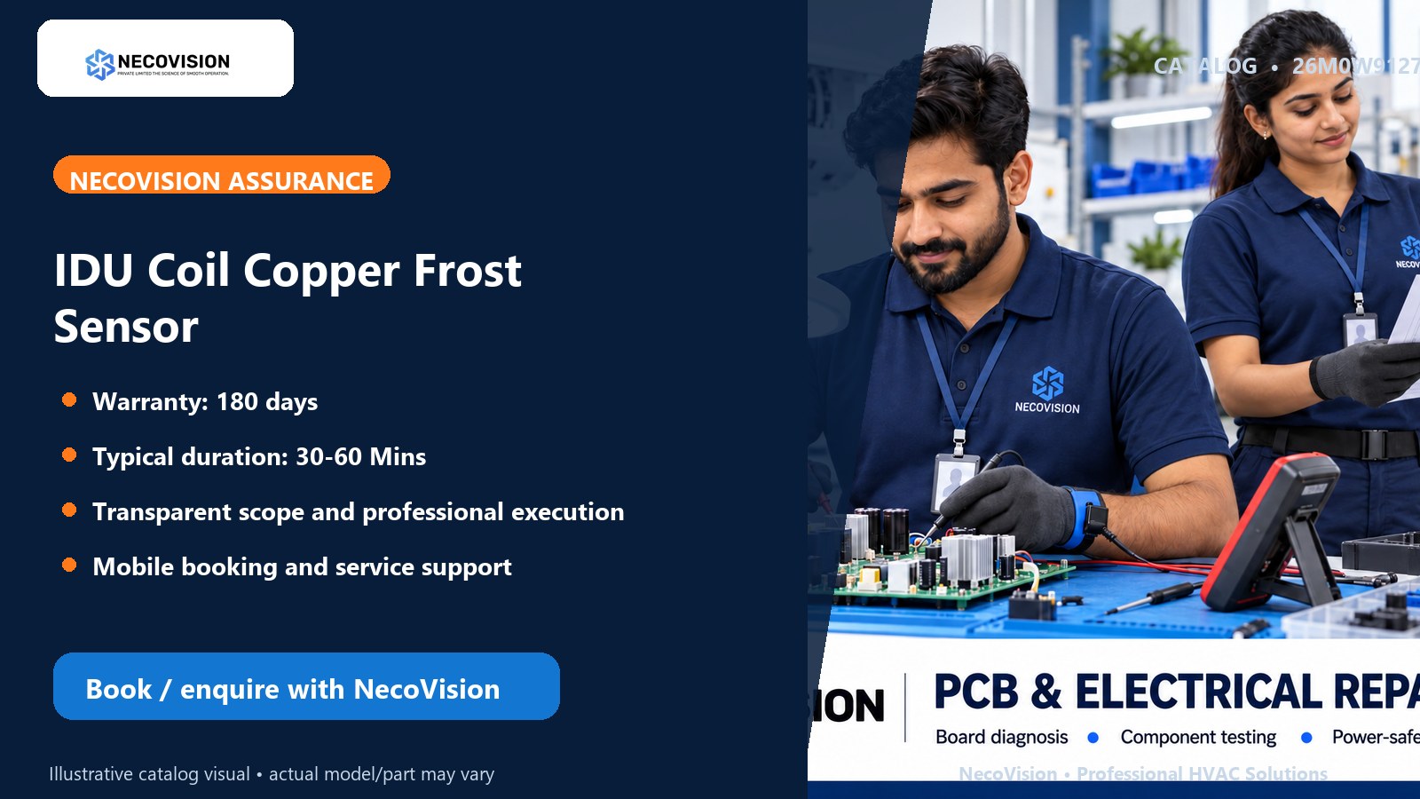 IDU Coil Copper Frost Sensor: assurance