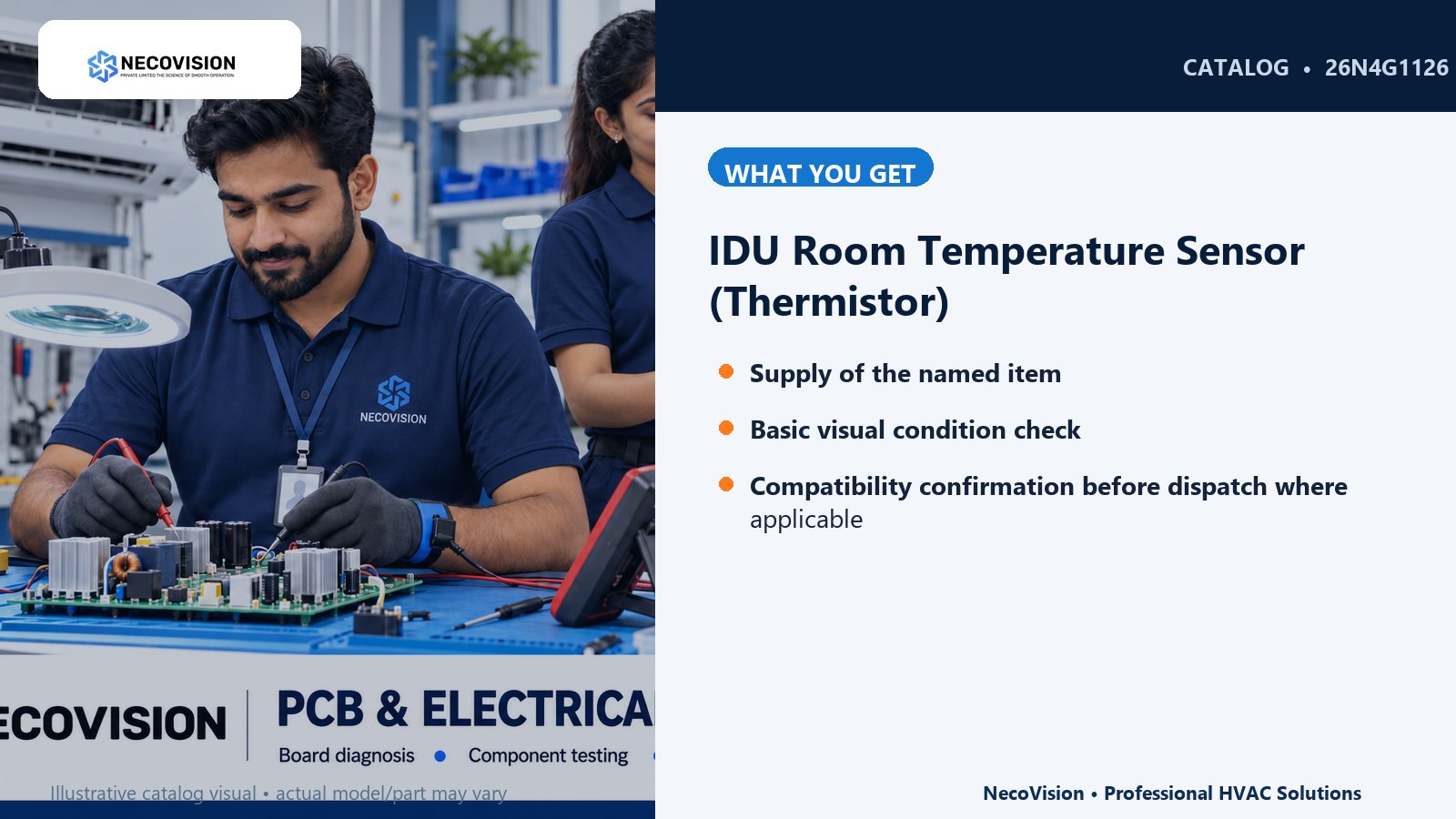 IDU Room Temperature Sensor (Thermistor): details