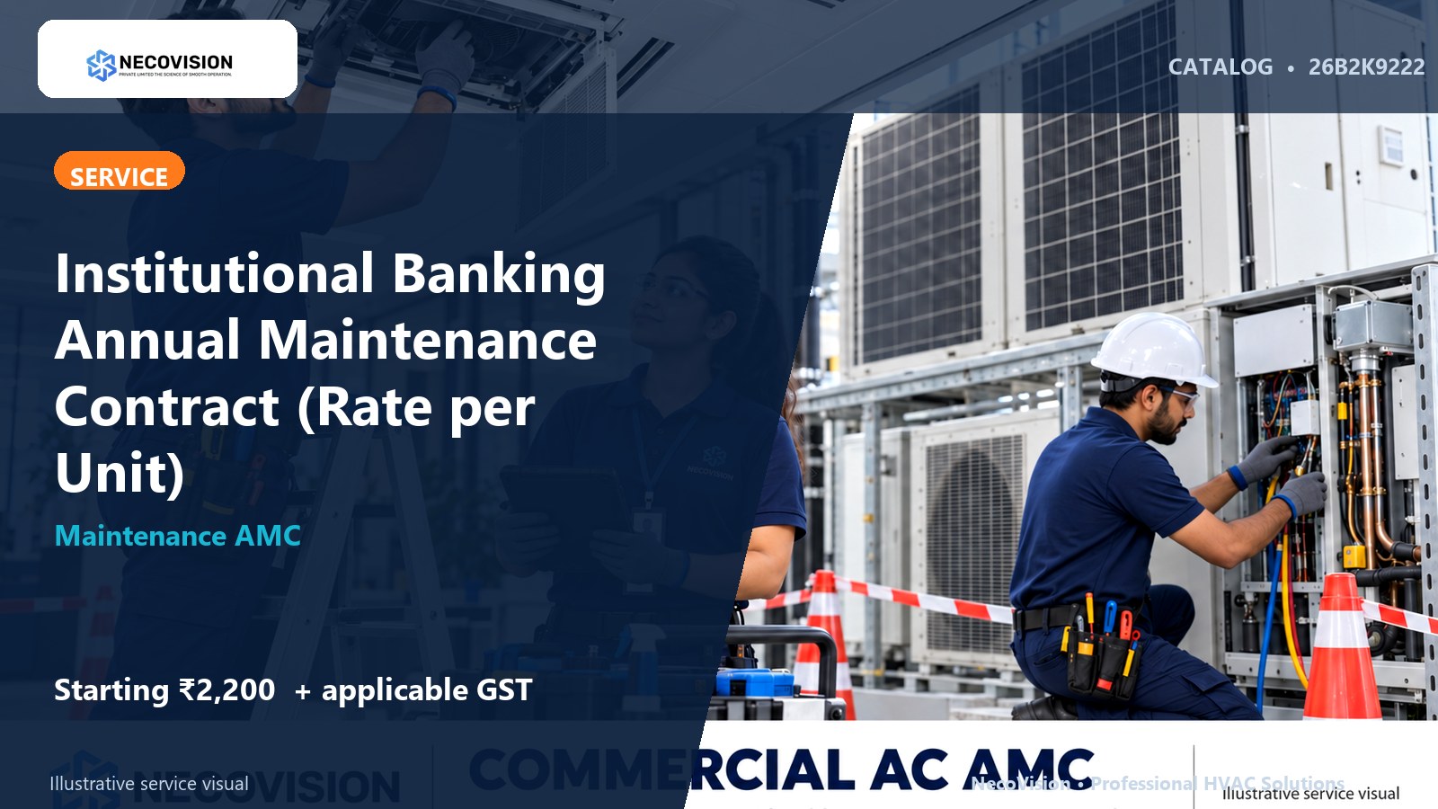 Institutional Banking Annual Maintenance Contract (Rate per Unit) - NecoVision hero catalog visual