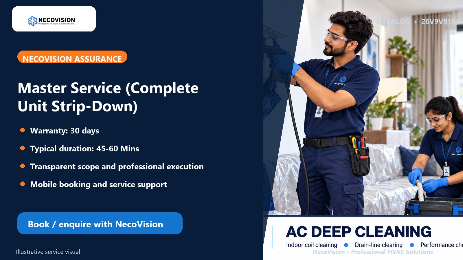 Master Service (Complete Unit Strip-Down): assurance