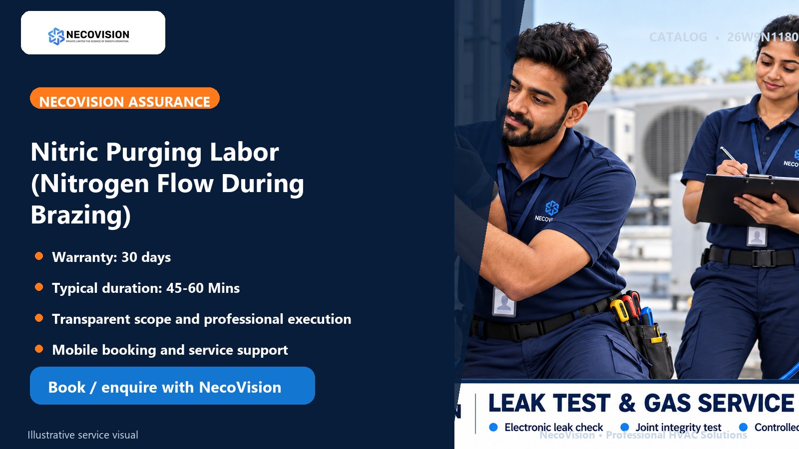 Nitric Purging Labor (Nitrogen Flow During Brazing): assurance