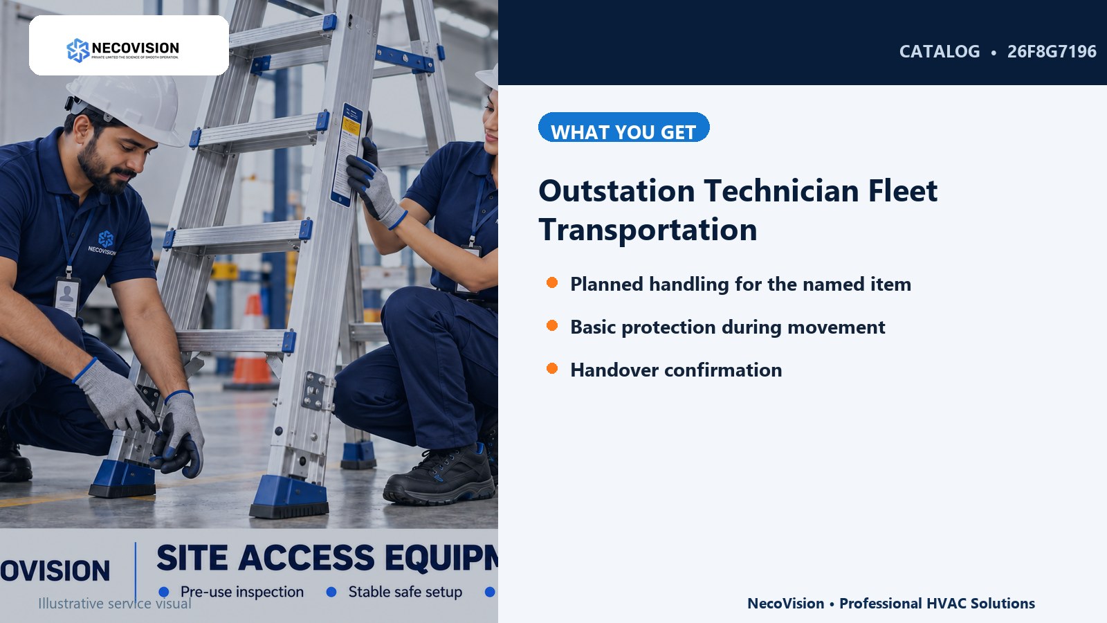 Outstation Technician Fleet Transportation: details