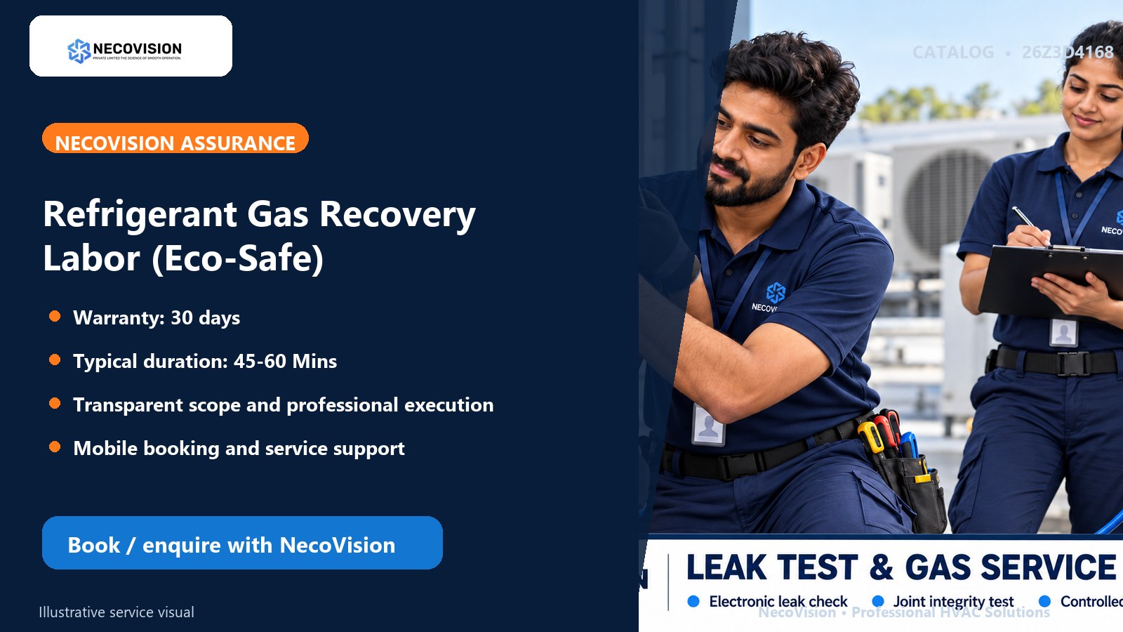 Refrigerant Gas Recovery Labor (Eco-Safe): assurance