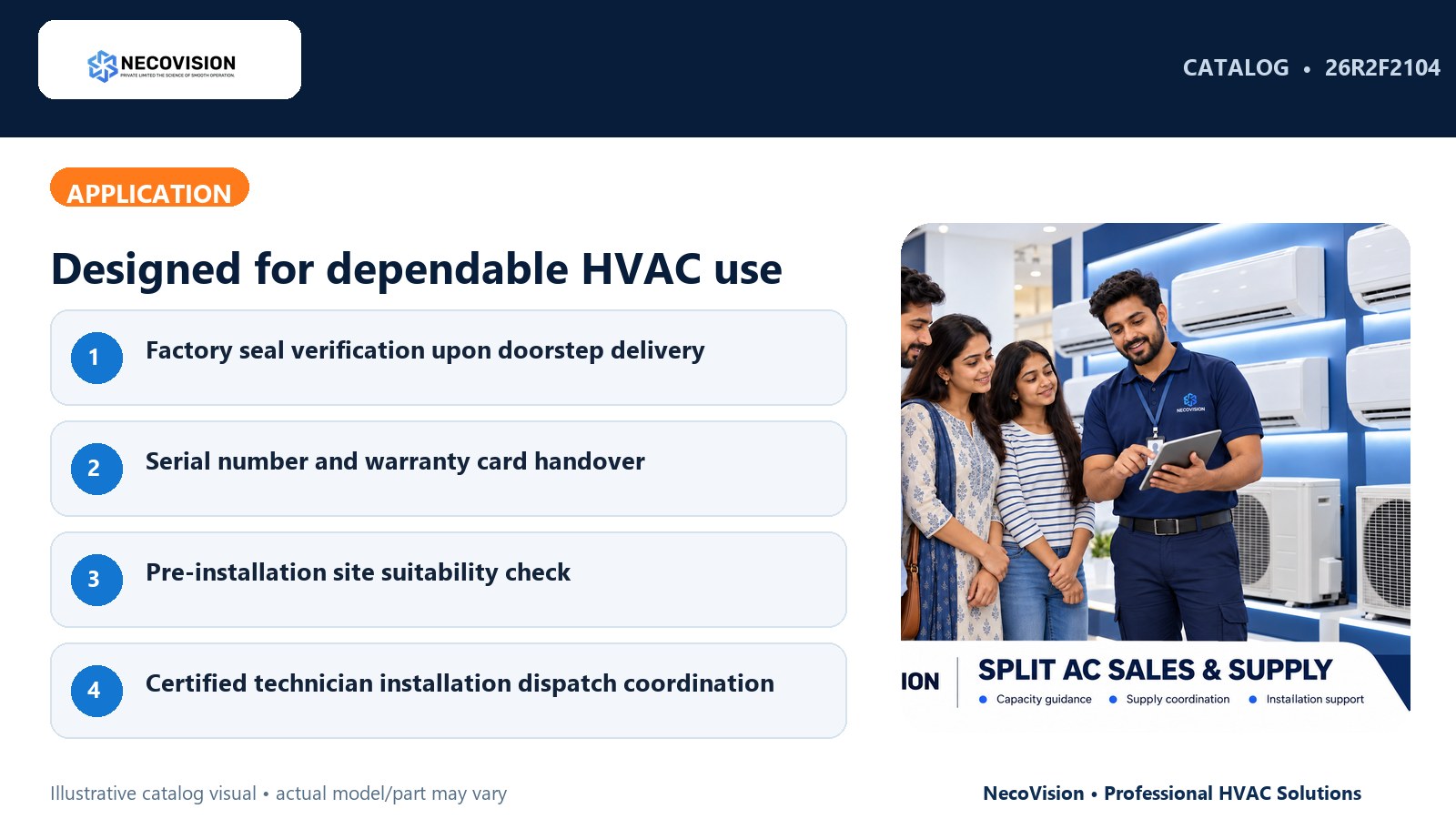 Voltas 1 Ton 3-Star Inverter Split AC: process