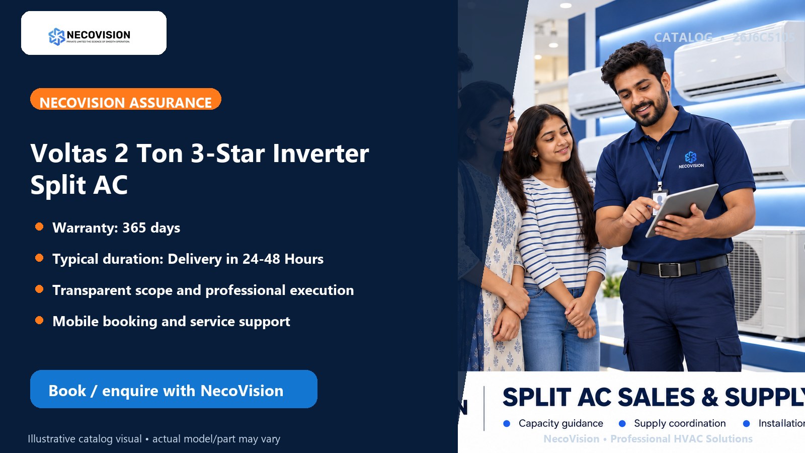Voltas 2 Ton 3-Star Inverter Split AC: assurance