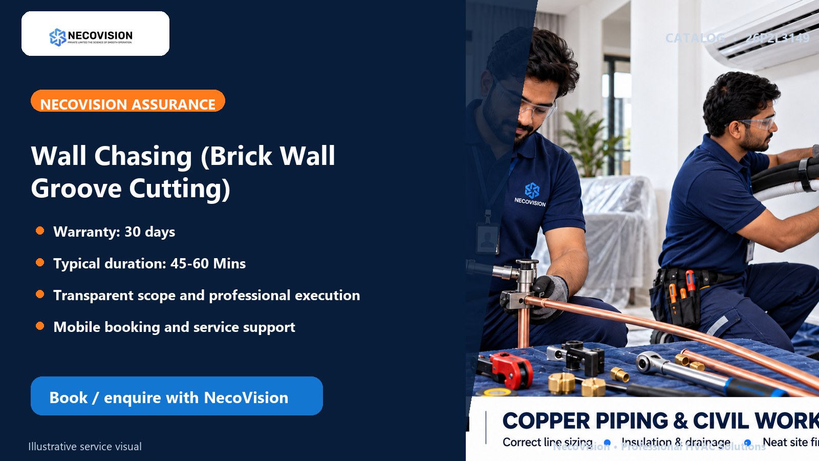 Wall Chasing (Brick Wall Groove Cutting): assurance